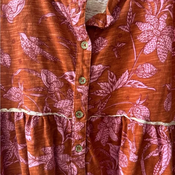 Anthropologie Blush and Cream Knit Top - Picture 2 of 4